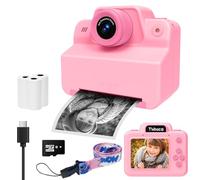 Cámara de impresión instantánea para niños, cámara instantánea para niños de 3, 4, 5, 6, 7, 8, 9, 10 años, regalos de cumpleaños, Navidad, regalo de cumpleaños, cámara digital portátil para niños de 3