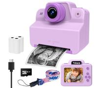 Cámara de impresión instantánea para niños, cámara instantánea para niños de 3, 4, 5, 6, 7, 8, 9, 10 años, regalos de cumpleaños, Navidad, regalo de cumpleaños, cámara digital portátil para niños de 3