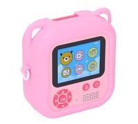 Cámara de Impresión para Niños, 48MP 1920 X 1080P Impresión Térmica Lente Giratoria de 180 Grados Marco de Fotos Digital con Pantalla de 2,4 Pulgadas, (Pink)