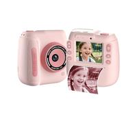 Cámara de impresión para niños, cámaras delanteras y traseras, zoom óptico 10X, pantalla LCD de 2.4 pulgadas, batería de larga duración, balance de blancos automático, cámara para niños