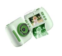Cámara de impresión para niños, cámaras delanteras y traseras, zoom óptico 10X, pantalla LCD de 2.4 pulgadas, batería de larga duración, cámara ABS para niños
