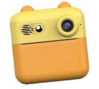 Cámara de impresión para niños, pantalla de 2.4 pulgadas, video 1080P con juegos educativos y cámara infantil con impresora