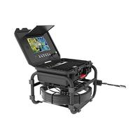 Cámara de inspección, Cámara de inspección de tuberías de alcantarillado DVR 9 "IPS 23mm 1080P IP68 512HZ contador de medidor de endoscopio con tarjeta de vídeo de 16GB 20/30/50/60M(23MM-5C-60M)
