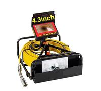 Cámara de inspección, Cámara de tubería HD DVR con capacidad de batería de 8500mAh, tarjeta de 16GB, cámara de inspección de tuberías de alcantarillado de drenaje Industrial IP68, endoscopio(50m,NO DV