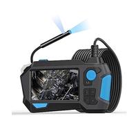 Cámara de inspección, Cámara endoscópica Industrial de rotación automática de 360 °, pantalla IPS de 4,5 pulgadas, lente Dual, boroscopio de inspección de dirección de 360 grados, 9 LED, 32GB(10m,