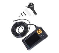 Cámara de inspección con cable de 1/5/10 m, cámara de inspección IP67, tipo C, recargable con pantalla de 4.3 pulgadas, 8 LED de diagnóstico