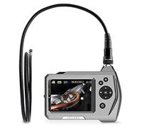 Cámara de inspección de 7,6 mm, endoscopio IPS de 3,5 pulgadas, cámara de inspección de boroscopio 1080P, 2600 mAh con carga USB, pantalla impermeable IP67, boroscopio industrial