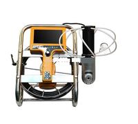 Cámara de inspección de chimenea, Monitor de grabación DVR de 7 pulgadas, rotación de 360 grados, de inspección de vídeo de tubería Industrial, Pan And Tile