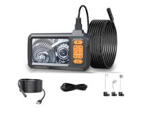 Cámara de inspección endoscópica, cámara de inspección con resolución HD 1080p, impermeable IP68, luz LED ajustable, pantalla IPS de 4.3 pulgadas (5 m)