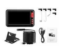 Cámara de inspección HD 1080P, endoscopio industrial de 4.3 pulgadas, cámara boroscopio con 8 luces LED