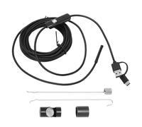 Cámara de inspección por boroscopio Hd de 5,5mm, 3 pulgadas, cable Flexible de 3,5 m para drenaje de tuberías de motor de coche, reparación de automóviles (1 metro)