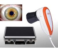 Cámara de iridología, 5.0 MP USB Iris Analizador Iridoscope Iriscopio, USB Izquierda/Derecha Lámpara Analizador/Análisis Iridología Cámara con Software Pro Iris para Salón de Belleza, Spa.
