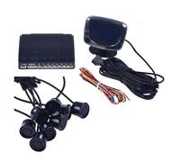 Cámara de Marcha Atrás 1 Juego Sensor Estacionamiento para Automóvil Pantalla 4 Sensores para Todos Los Automóviles Monitor Radar Respaldo Asistencia Marcha Atrás Cámara de visión Trasera(8 Black)