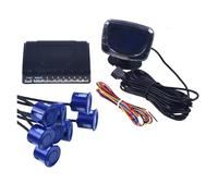 Cámara de Marcha Atrás 1 Juego Sensor Estacionamiento para Automóvil Pantalla 4 Sensores para Todos Los Automóviles Monitor Radar Respaldo Asistencia Marcha Atrás Cámara de visión Trasera(8 Blue)