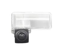 Cámara de marcha atrás compatible con Subaru para Forester SJ 2014 2015 2016 2017 2018 Cámara de marcha atrás CCD HD vehículo 1080P 140° lente dorada vista trasera (rectificador de cámara, B) (cámara