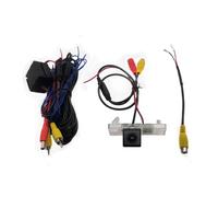 Cámara de marcha atrás de repuesto para Peugeot 508 2011-2015 2016 con trayectoria dinámica de ojo de pez (4 LED, fija) (fija/sin LED)