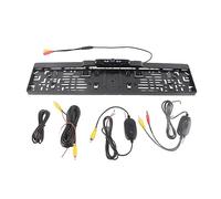 Cámara de Marcha atrás inalámbrica Cámara para automóvil PAL de Ayuda de Marcha atrás Gran Angular de Alta resolución de 170 Grados con Soporte para matrícula de la UE para