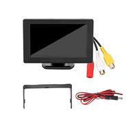 Cámara de Marcha atrás, Pantalla LCD Vista Trasera del Coche 2 vías AV 4.3in 3W TFT Entrada HD Monitor para DVD Cámara de Marcha atrás