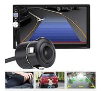 Cámara de Marcha atrás para Coche, cámara de Respaldo para Coche, 18,5 mm HD, versión Nocturna con Poca luz, cámara de visión Trasera para Marcha atrás del Coche, Pantalla Colorida NTSC / PAL