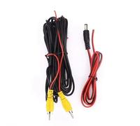 Cámara de marcha atrás para coche, RCA, AV, cámara de visión trasera, cable de vídeo con cable de gatillo, cámara trasera de coche (6 m) (6 m)