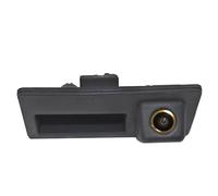 Cámara de marcha atrás para VW se adapta a Passat Sagitar Lavida, se adapta a Tiguan, se adapta a Touareg HD CCD Car Rear View Reverse Backup Trunk Handle Camera (dinámica-dorado) (oro estático)