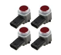 Cámara de Marcha atrás Sensor De Aparcamiento PDC para Coche Sistema De Asistencia De Aparcamiento con Radar para Ford CJ5T-15K859-AAW CJ5T15K859AAW Asistencia para Marcha atrás(4pcs Red)