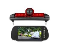 Cámara de Marcha atrás Tercera luz de Freno, cámara visión Trasera HD para Monitor Marcha atrás, Kit para Ducato X250, relé Puente para Boxer III(CAM-Monitor-Bracket)