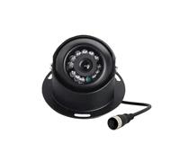 Cámara de Marcha atrás Tipo Domo AHD 1080P Alta Resistencia con visión Nocturna, cámaras Respaldo Montaje Universal para Camiones, vehículos recreativos y remolques(Negro,Camera-4PIN)