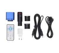 Cámara de microscopio Cámara Industrial Ocular electrónica Alta definición Sensor de 24MP 1080p Grabación de Video con Adaptador de 0.5X para microscopios trinoculares Binoculares