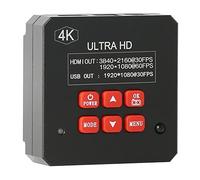 Cámara de microscopio digital, 1080P 4K 48MP Industrial HDMI USB Trinocular Lupa de vídeo para uso en laboratorio