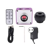 Cámara de Microscopio Digital Industrial de 51 MP con Lente Adaptadora de Montura C de 0,35X para Microscopio Estéreo Trinocular para Observar la Microestructura Superficial de