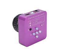 Cámara de microscopio Eujgoov 51MP Cámara de montaje en C para microscopio estéreo trinocular AC100-240V(EU Plug)