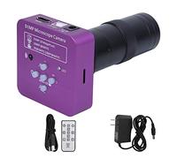 Cámara de microscopio Industrial Full HD 51MP 2K 1080P HDMI USB, Lente de Montaje en C con Zoom 8X-130X Cámara de Video Digital electrónica de píxeles 5100 CMOS con Control Remoto