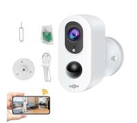 Cámara de monitor - Cámara WiFi para interiores | Cámaras de seguridad para el hogar | Cámaras solares de conversación de 2 vías para exteriores | Cámaras de seguridad para el hogar, cámaras seguras