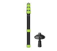 Cámara de motocicleta extensible hasta 110 cm con mango de goma para un uso seguro durante el movimiento rápido, palo de autorretrato para motocicleta