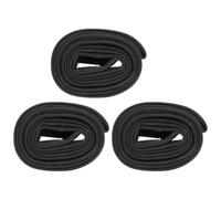 Cámara de Neumático 26 Pulgadas 3 Piezas de Bicicleta de Carretera | Goma Negra, Inflado Conveniente y Diseño Ligero, Rendimiento todo Clima, para Ciclismo en Carretera