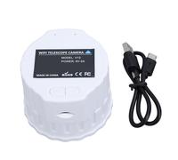 Cámara de Oculares del Telescopio Electrónico Inalámbrico WiFi 4MP, Accesorios de Cámara de Oculares Digitales de 2k para Telescopios y Microscopio ópticos de 1.18 a 1.97 (White)