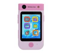 Cámara de Pantalla Táctil IPS de 48MP con Enfoque Automático, Reloj Despertador, Reproductor de Música, 10 Filtros, 9 Pegatinas y Modos de Juego para Niños, Lente y Grabadora