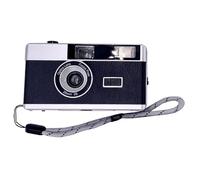 Cámara de película de 35 mm, estilo retro, sin enfoque, reutilizable, flash integrado, fácil de usar para entusiastas de la fotografía, cámara de película de 35 mm
