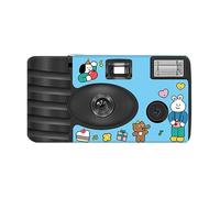 Cámara de película desechable de estilo vintage, 27 películas precargadas para instantáneas rápidas y momentos nostálgicos, aventura diaria, cámara de película fácil de usar para principiantes