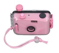 Cámara de película Reutilizable de 35 mm con Estuche Impermeable para bucear con Velocidad de obturación 1/100 s F/9 Lente de 28 mm (Rosa Claro)