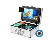 cámara de Pesca, Cámara de Pesca submarina portátil for en Hielo, videocámara, buscador Peces, Monitor TFT 9 Pulgadas, 1000 líneas TV, 30 Luces, cámara Impermeable for Barco(with DVR - 20M)
