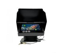 Cámara de pesca inalámbrica con monitor HD IPS de 7 pulgadas, 12 LED infrarrojos, cámara de pesca subacuática con lente gran angular de 15 m, cable de 15 m, cámara buscadora de peces, batería