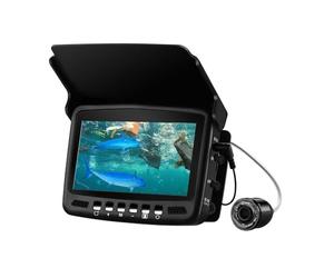 Cámara de Pesca, Kit de cámara vídeo for Pesca, Monitor LCD IPS 4,3 Pulgadas, 1000TVL, buscador Peces for Invierno, submarina en Hielo, retroiluminación ON/Off(Camera 20M Cable)