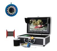 Cámara de pesca submarina, 10 pulgadas 1 5m / 30m / 50m FINSTADOR DE PESCADO Cámara de pesca submarina 15pcs Blanco Le Lámpara infrarroja DS + 15PCS for hielo / mar / de pesca del río para pesca en ka