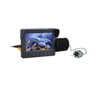 Cámara de Pesca submarina, 2 Uds Buscador De Peces con Vídeo LCD IPS 4,3 Pulgadas. Monitoree 6 LED. Kit Cámara Pesca Visión Nocturna para Hielo Submarino Invierno para Barco Kayak
