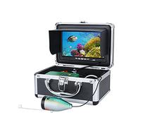 Cámara de pesca submarina, 7 '' HD 1080P DVR Finder de peces cámara de pesca submarina HD 1280 * 720 Screen11pcs blanco LE Lámpara infrarroja DS + 15PCS para pesca en kayak en lagos helados(G7AD-2L-30