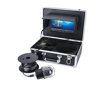 Cámara de Pesca submarina, 9 "DVR Recorder 20m / 50m / 100m Pesca bajo el Agua Videocámara Finder IP68 Impermeable 20 Le Cámara giratoria DS de 360 Grados(FX9D-50M)