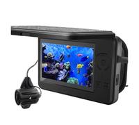 Cámara de pesca submarina, Buscador de peces de vídeo portátil, cámara de pescador de vídeo subacuático Full HD 1280*720P 15m, cámara Led infrarroja for pesca en hielo de invierno para pesca en kayak
