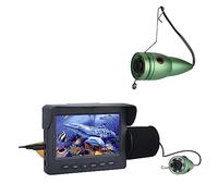 Cámara de Pesca Submarina Buscador de peces de vídeo portátil, Monitor LCD IPS de 4,3 pulgadas, 6 uds., Kit de cámara de pesca con visión nocturna LED for invierno, pesca submarina en hielo(15m Cable)